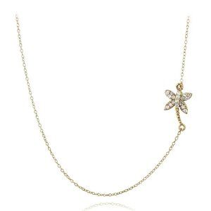 Goltone /Sterling Silver Palm Tree 18" Necklace